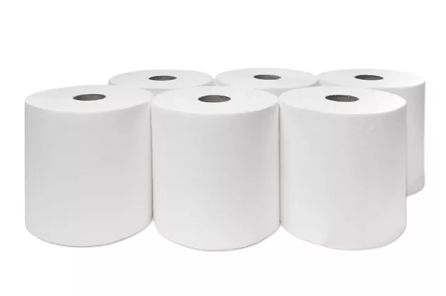 12 x Handtuchrollen 21 cm geeignet für Tork H1 - 2 lagig - 140m Handtuchpapier