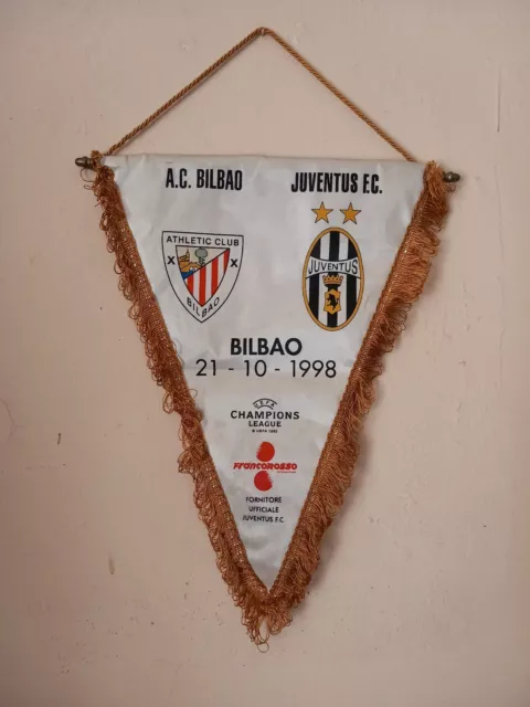 gagliardetto  Ac Bilbao-Juventus Fc  match pennant  Champions 21/10/98  wimpel