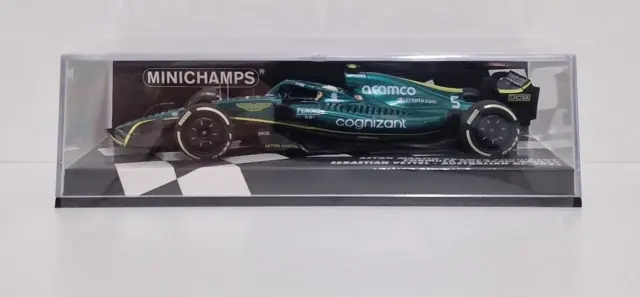 Modèle Auto Échelle 1:43 MINICHAMPS Formule 1 F1 Aston Martin AMR22 Vettel 2022