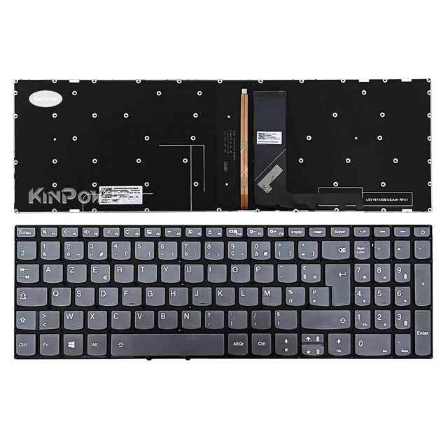 Clavier AZERTY Français D'origine Pour Lenovo IdeaPad P580, V580, Z580 - Neuf, Remplacement