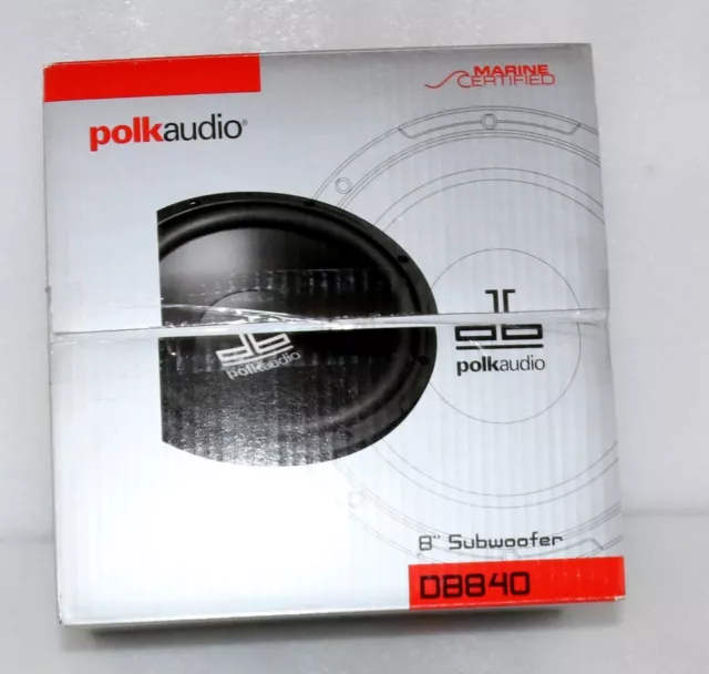 Polk Audio - Db 840 - Subwoofer Car Audio New