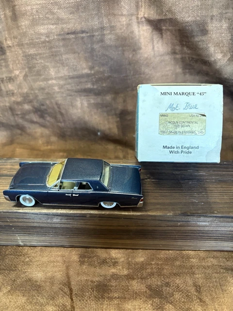 Western Models 1/43 - 1973 Lincoln Continental MK IV - Noire - Métal - UK