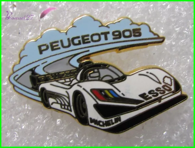 Pin's Voiture Course PEUGEOT 905 Esso Michelin - ARTHUS BERTRAND #1829