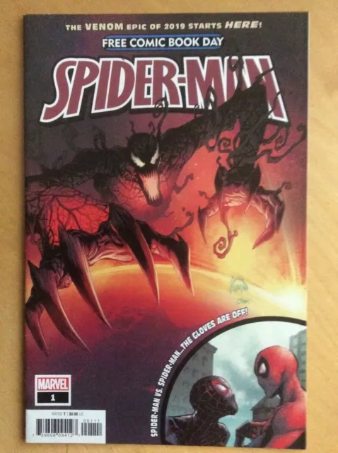 Spiderman No. 1 Marvel Comics Free Comic Book Day 2019. Venom. Donny Cates