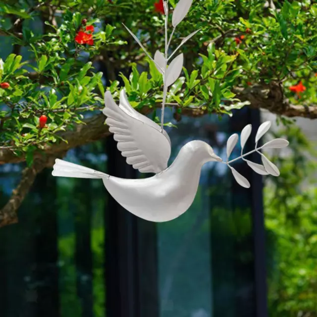 Colombe de la paix Décoration à suspendre Pigeon Figurines Statues Fenêtre
