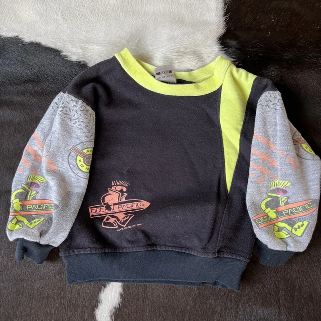 Vintage 1989 Ocean Pacific Surfing Toddlers crewneck Sweatshirt