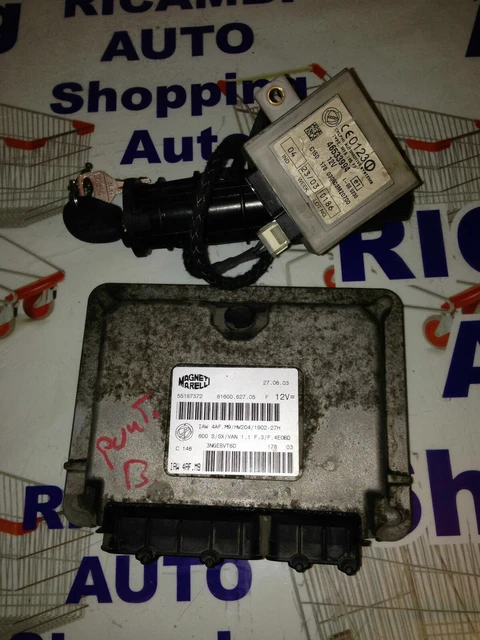 Antivol de Direction Bloc Avec Clés Lecteur Et ECU Moteur Fiat 600 1.1