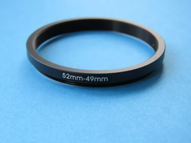 52mm to 49mm Stepping Step Down Ring Camera Lens Filter Adapter Ring 52mm-49mm