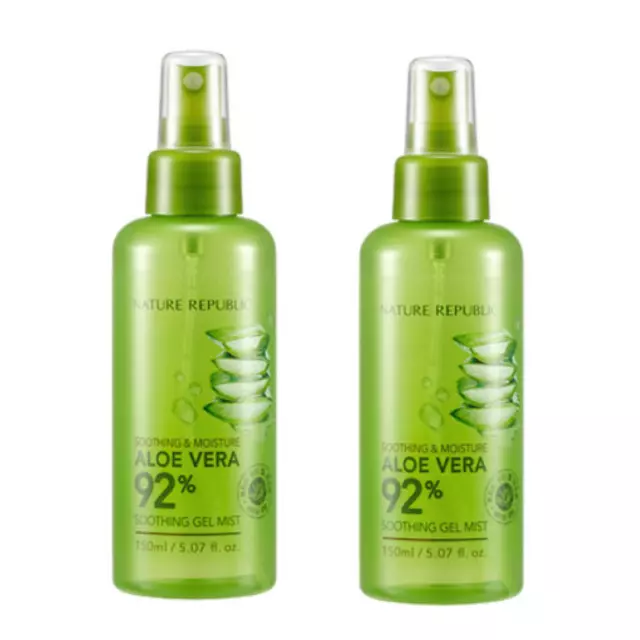 NATURE REPUBLIC Soothing & Moisture Aloe Vera 92% Soothing Mist 150ml x 2