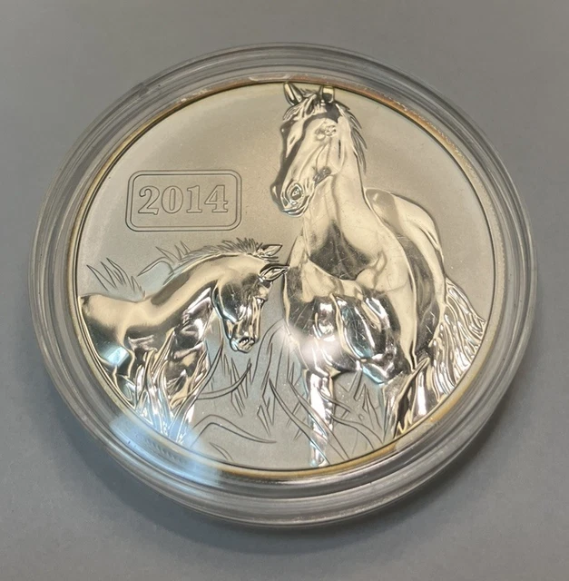 2014 TOKELAU YEAR of the Horse 1 Oz .999 Silver Coin $44.99 - PicClick