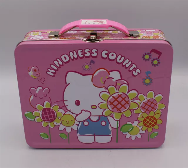 Hello Kitty - Kindness Counts - Tin Lunchbox - Stashbox - Funbox