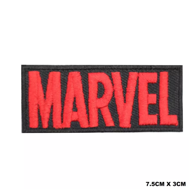 Captain Marvel Superhero Film Logo bestickt Aufnäher Aufbügeln/Nähen Aufnäher Stapel