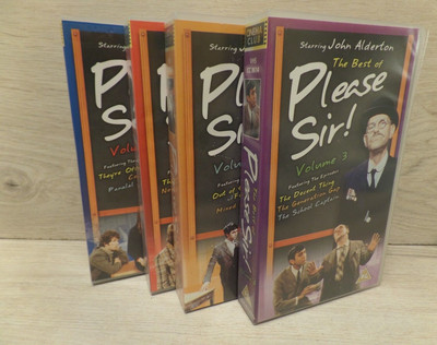 PLEASE SIR - 4x VHS Tapes, classic TV best volume 1-4 £15.99 - PicClick UK