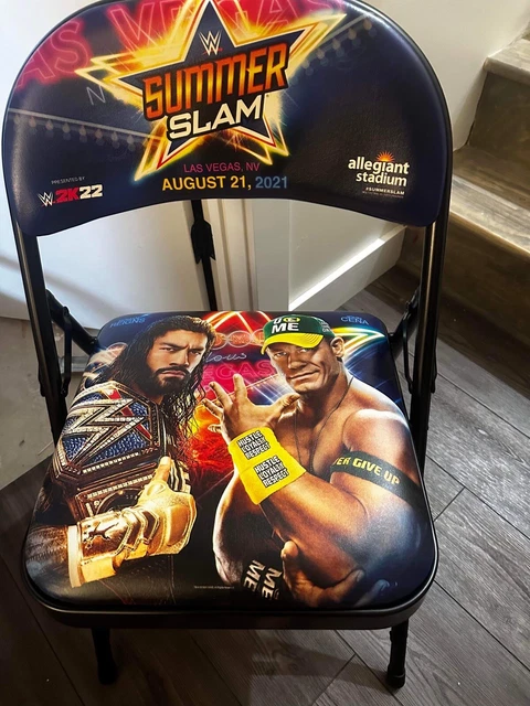 WWE SummerSlam 2021 Rare Ringside Chair Las Vegas Reigns Cena Brand NIB