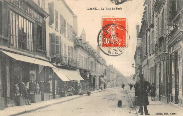 CPA COSNE - La rue de Paris  (128301)