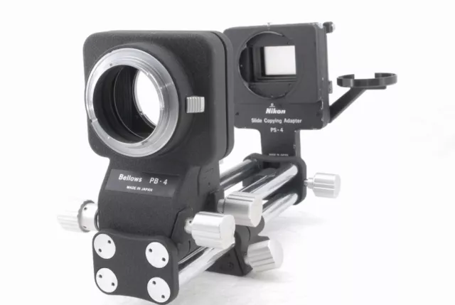 Nikon PB-4 Bellows Focusing Attachment w/Slide Copying Adapter PS-4 *FB4421 Nikon PB-4 Bellows Focusing Attachment w/Slide Copying Adapter PS-4 *FB4421