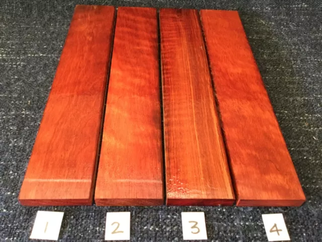 Curly Jarrah timber boards. Box making. Knife scales. Wood crafting.