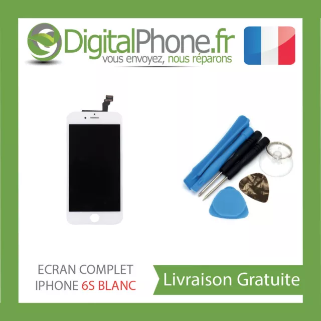 Vitre Tactile + Ecran Lcd Retina Pour Iphone 6S Blanc + Outils Tva Top Quality