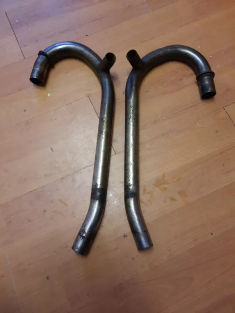 BMW R80 R100 Exhaust Down Pipes Headers 38mm (1)