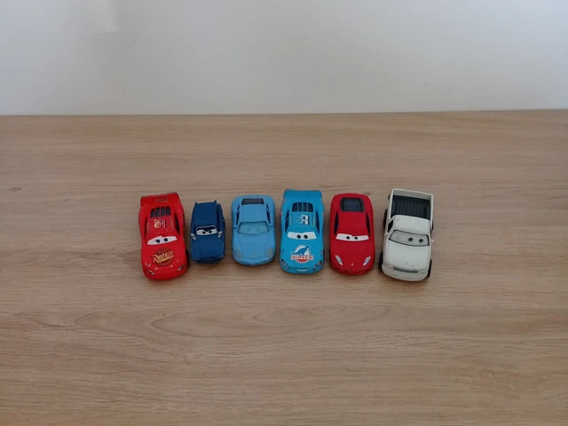 Lot de 6 voitures métal - Disney Cars Rare (H)