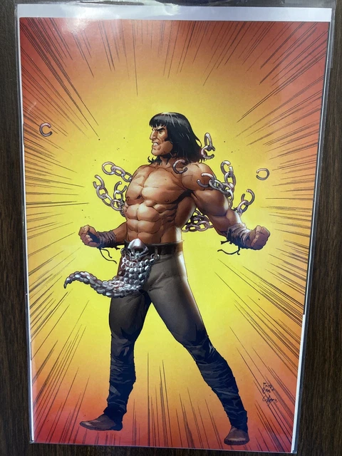 Cimmerian: Red Nails (2020 Ablaze) #1F Fritz Casas 1:10 Virgin Variant Cover