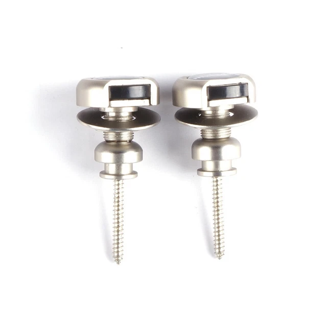 Pulsanti Per Cinturino Chitarra 2 Pezzi - Sistema Antiscivolo Per Chitarre Elettriche, Acustiche E Bassi - Foto 4