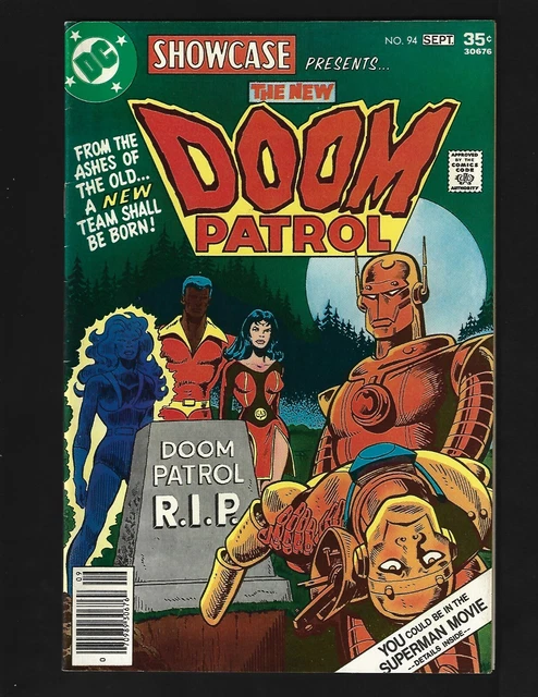 Showcase #94 VF Aparo 1st/Origin New Doom Patrol 1st Tempest & Celsius Robotman