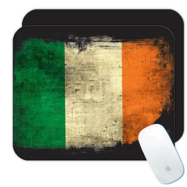 Gift Mousepad : Ireland Distressed Flag Vintage Irish Expat Country