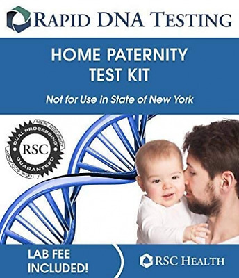 Kit de prueba rápida de paternidad tarifas de laboratorio incluido ácido desoxirribonucleico los resultados en 2 días hábiles