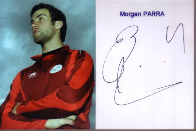 Morgan PARRA * AUTOGRAPHE / DEDICACE * France