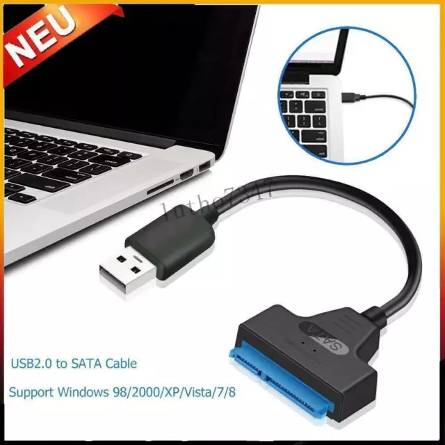 Cavo adattatore da USB 3.0 a SATA convertitore per disco rigido SSD esterno SATA 2,5