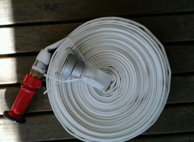 Fire hose CRUSADER HOSE kit 25mm hose x 20m with nozzle and wajax coupling