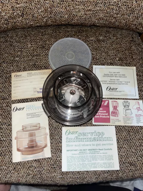 Oster Kitchen Center 900 Osterizer Food Processor Chopper Blade Replacement  5900