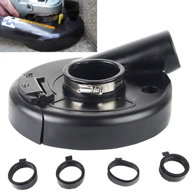 7" Angle Hand Grind Vacuum Dust Cover Shroud Grinder Polisher Positioning Ring