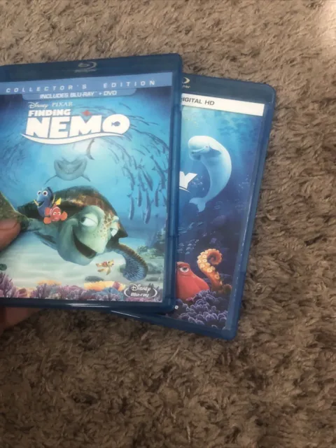 FINDING NEMO / FINDING DORY 2-MOVIE COLLECTION (Blu-Ray & DVD) Disney ...