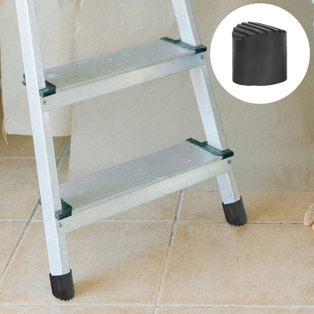 2 pcs échelle pieds gardes échelle anti-dérapant tapis chaise jambe protecteurs 4