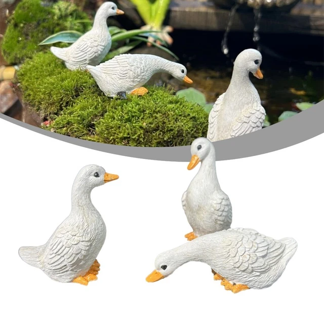 Canard Plastique Glacely Lot De 120 Ini Canards En Résine - Figurines Iniatures En Pot Mini Canard