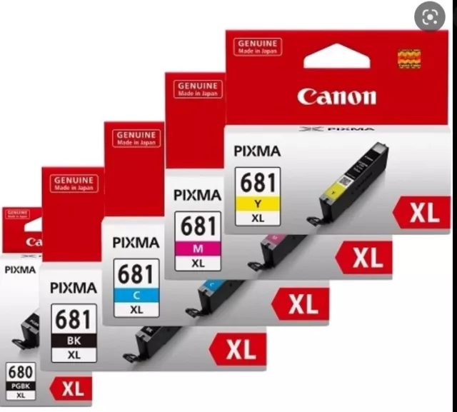 Genuine Original Canon PGI-680/PGI-680 TWIN / CLI-681 Ink Cartridges/Value packs