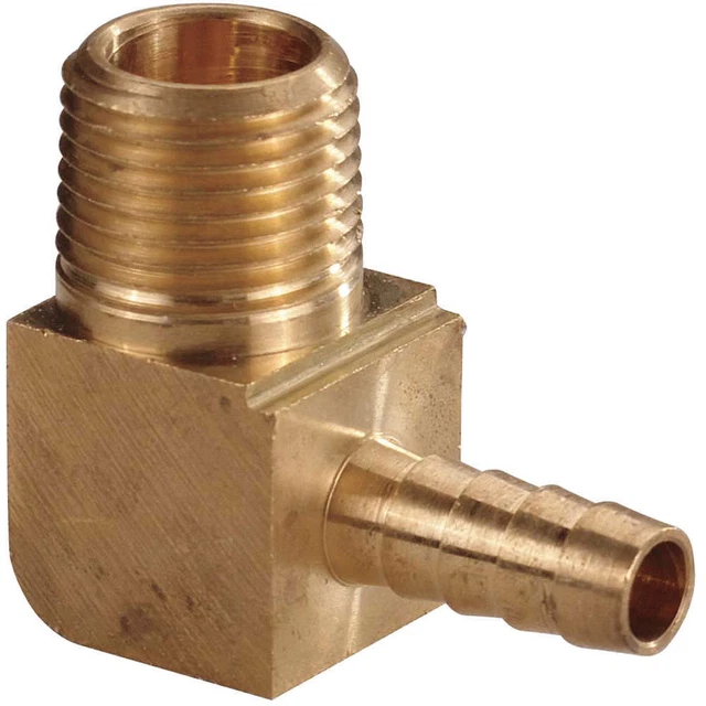 GRAINGER APPROVED 6AFK8 Barbed Hose Fitting,Hose ID 1/2",NPT