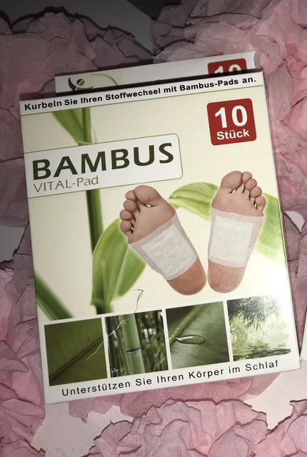 10 unidades parche de desintoxicación parche de pies parche de desintoxicación bambú adelgazar ajuste