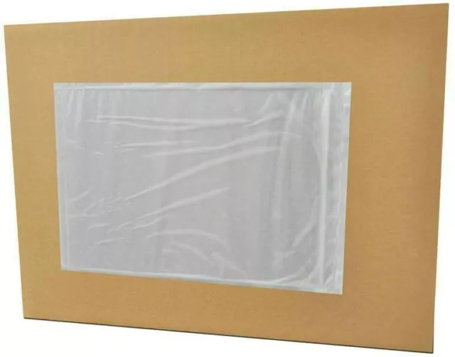 40 Clear Packing List Postage Shipping Label Envelopes 10" x 5.5" Self Adhesive