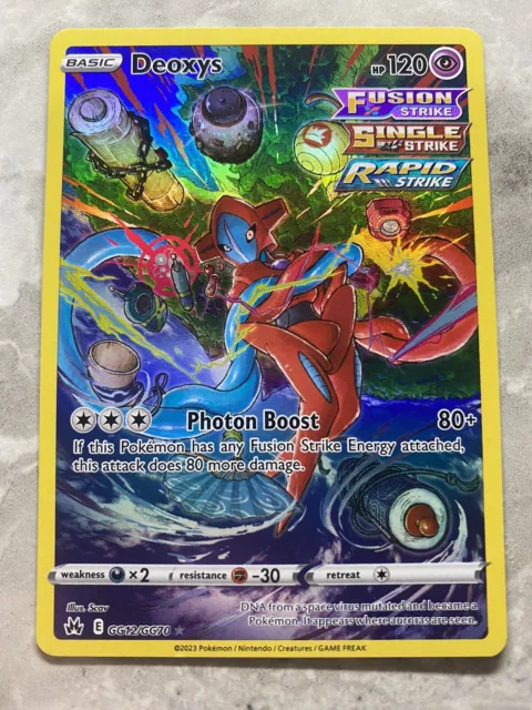 🔥Crown Zenith Deoxys VMAX🔥 GG45 Full Art Alt Art 💎PSA 9 Mint Condition💎