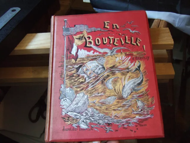 Lot Livres anciens ,1894, 1 Volume, En Bouteille, ( Floride),Gravur complet, TBE