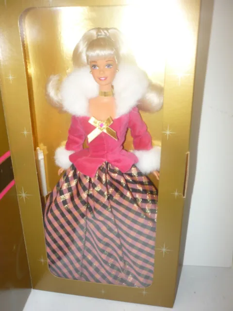 Nib Barbie Doll 1996 Avon Winter Rhapsody Christmas 16353 In Box