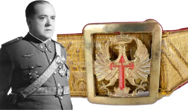 Spain, General Franco, officer full dress belt of the Spanish army, IV.