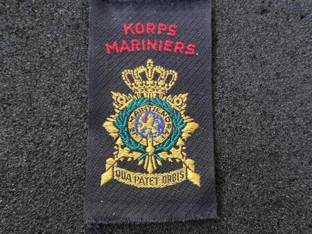 (RS15) Korps Mariniers Marineinfantrie Niederlande Holland Patch Abzeichen Stoff