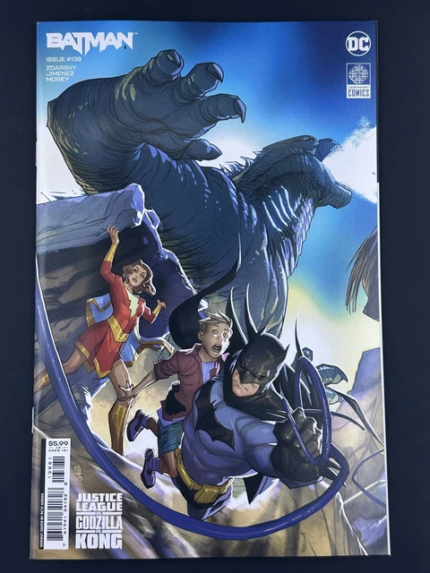 Batman #138 Justice League Vs Godzilla Vs Kong Variant (2023) NM DC Comics