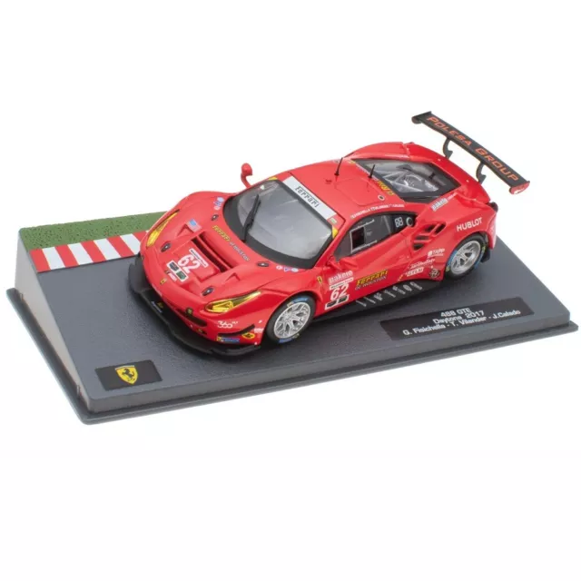 Ferrari 488 GTE Fisichella Daytona 2017 1:43 Ixo Altaya Diecast Coche