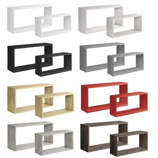 Mensole sospese con Corde, mensole sospese in Corda di Iuta fissate al Muro, mensole a Parete in Legno Rustico Mensola a Battente Picture Ledge Home Storage Wall Decor per Camera da Letto