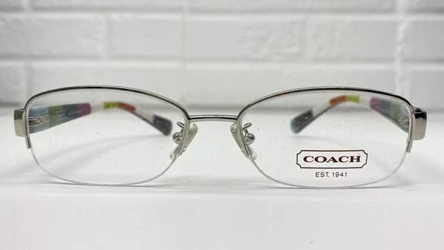 Monturas de gafas plateadas para mujer Coach HC5004 9031 51-16-135 20056